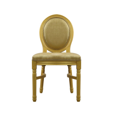 Rental - GOLD Wooden King Louis Chair 31508 [Qty Available: 30 Units]