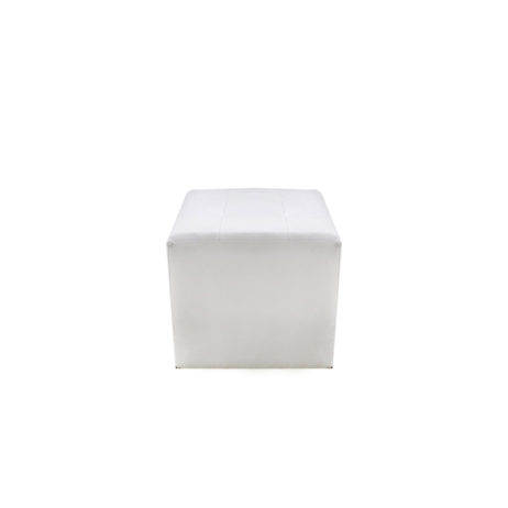 Rentals (Bacolod) - Medium Square Ottoman (White) B44382 [Qty Available: 10 Units]