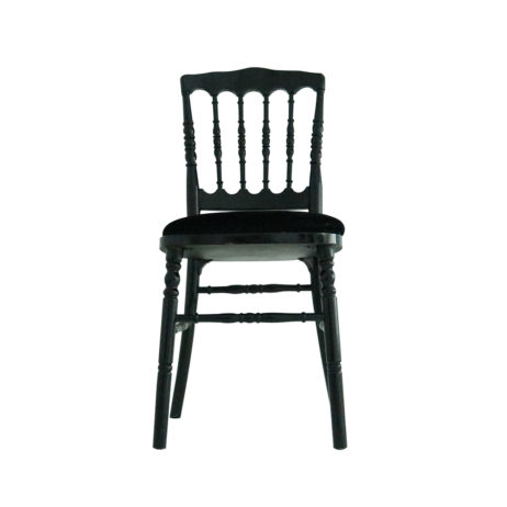 Rental - Black Wooden Napoleon Chair 22183 [Qty Available: 192 Units]