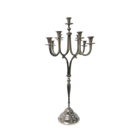 Rentals (Manila) - 9-Arm Stainless Steel Candelabra 46025 [Qty Available: 28 Units]