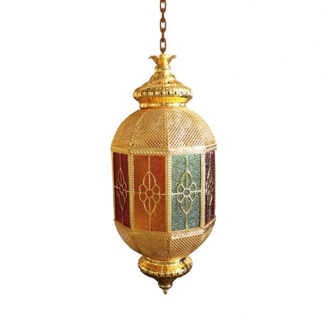 Rentals (Manila) - Hanging Moroccan Pendant Light (Gold) 68181 [Qty Available: 2 Units]