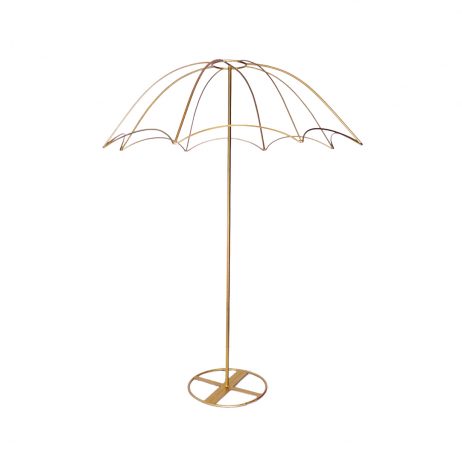 Rentals (Manila) - Modern Umbrella Structure Vase (Gold) 66051 [Qty Available: 8 Units]
