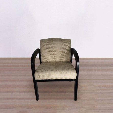 For Sale (Outlet) - Fabric Square Back Arm Chair 51723