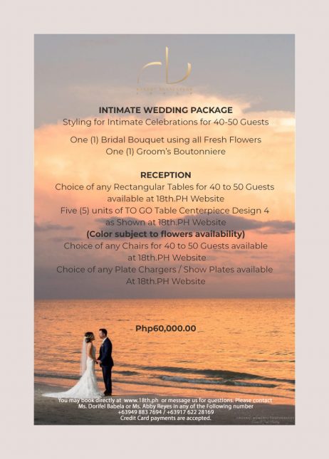 Intimate Wedding Package (74104)