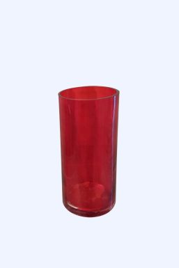 18th Pasig Store - Red Glass Cylinder 30165