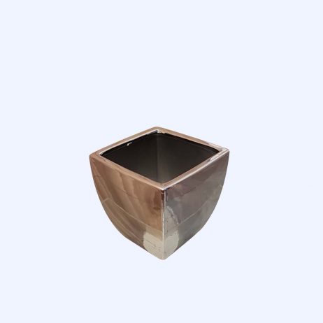 For Sale (Store) - Silver Ceramic Vase (14.5cm x 14.5cm x 14.5cm) 71285