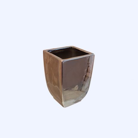 For Sale (Store) - Silver Ceramic Vase (19.5cm x 13cm x 13cm) 91205