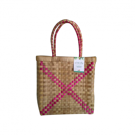 18th Store LCC - Pandan Bag (Pink Stripe) L22703