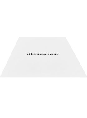 Rentals (Manila) - 12 Feet x 12 Feet Square Dancefloor (White Matte Finish) with Monogram 62985 [Qty Available: 3 Units]