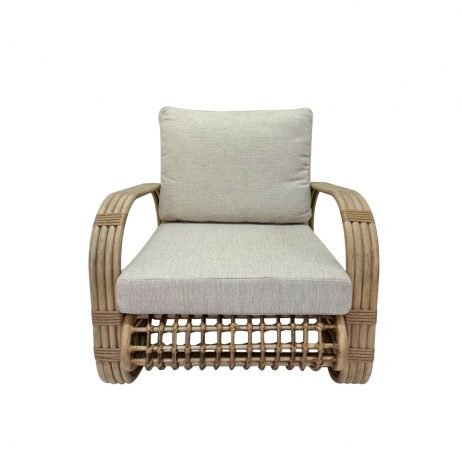 Rentals (Manila) - Whitaker Rattan Conversation Patio Chair with Cushions by Beachcrest Home 57590 [Qty Available: 8 Units]