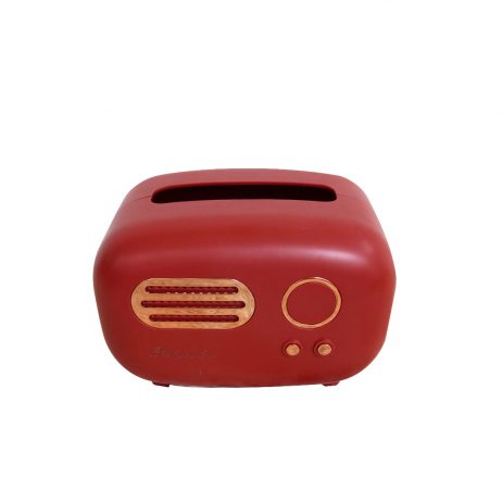 18th Store LCC - Retro Radio Model Tissue box 01(Red) L68422