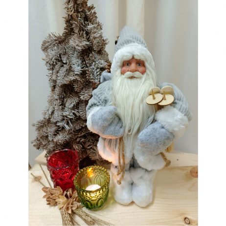 18th Store LCC - White Santa Clause with Ski (Small) L79078