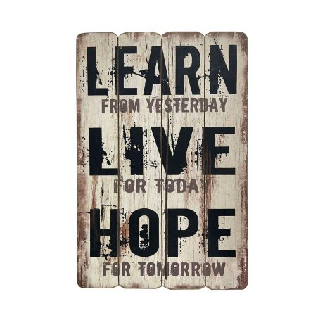 18th Store LCC - Inspirational Wooden Frame "Learn" L83067