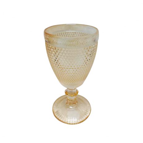 18th Store LCC - Embossed Modern Goblet Large (Champagne Color) L14927