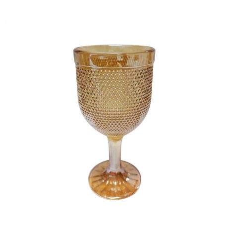 18th Store LCC - Embossed Modern Vintage Goblet Medium (Champagne Color) L50392