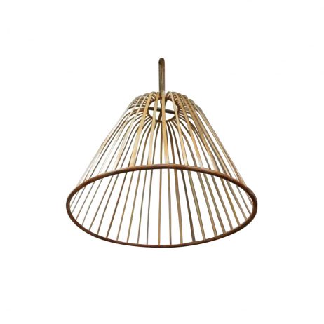 Rentals (Bacolod) - Cone Shaped Rattan Pendant Light B47128 [Qty Available: 5 Units]
