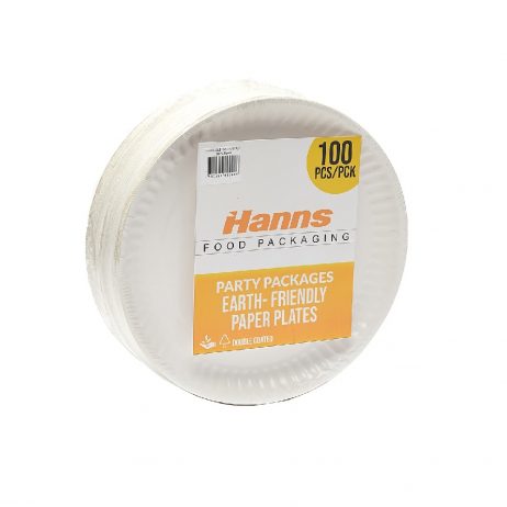 18th Store LCC - Hanns Double Coated Disposable Paper Plates L129392