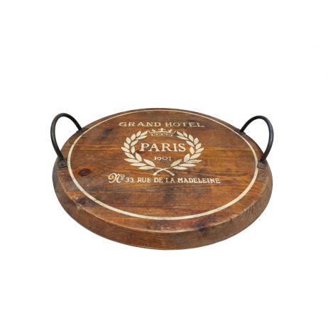 18th Store LCC - Grand Hotel Paris Wooden Tray L40720
