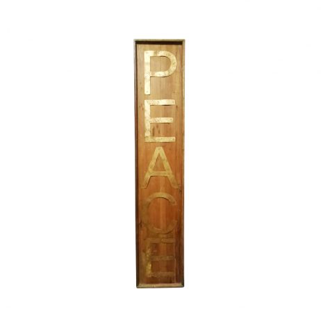 18th Store LCC - Peace Wooden Signage L40731