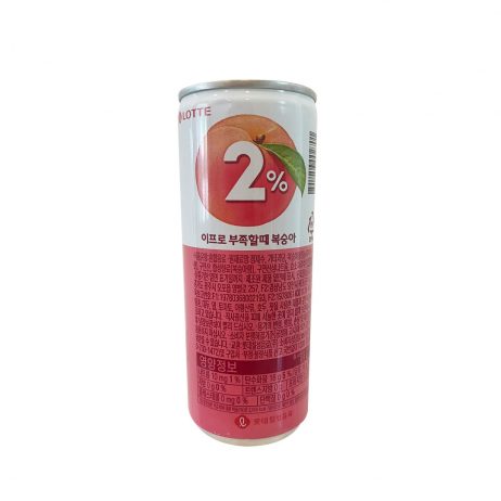 EXPIRED 18th Store LCC - Lotte 2% Vitamin Water Peach L66138 / South Korea