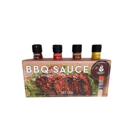 18th Store LCC - Fire Grill BBQ Sauce 4-Sampler L58360 / Australia