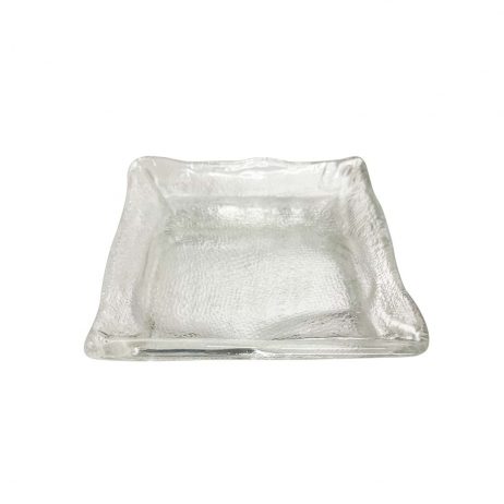 18th Store LCC - Sugahara Glass Square Small Plate JM2398 / Japan