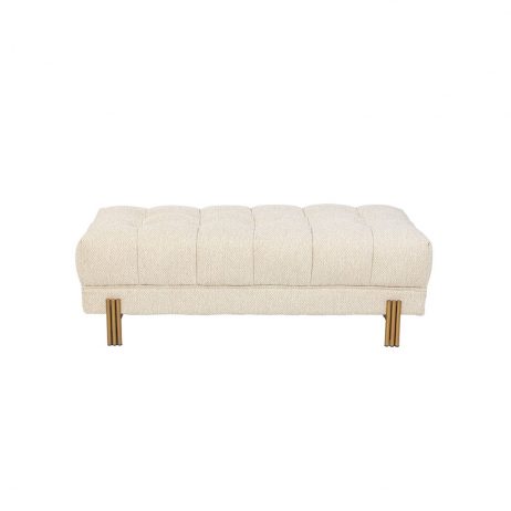 Rentals (Manila) - French Tufted Bench (Beige) 80039 [Qty Available: 1 Unit]