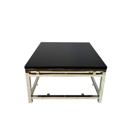 Rentals (Manila) - Hennessy Stainless Steel Low Table (Black) 97330 [Qty Available: 30 Units]