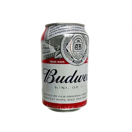 18th Café LCC - Budweiser Beer in Can 330ml L293207 / USA