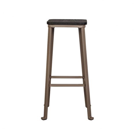 Rentals (Manila) - Industrial Metal Wooden Stool Chair 44471 [Qty Available: 1 Unit]