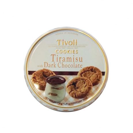 18th Store LCC - Tivoli Cookies Tiramisu Dark Chocolate L130368 / Denmark