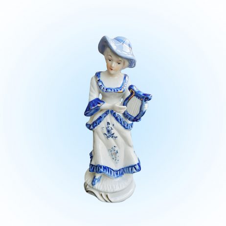 18th Store LCC - Victorian Lady With Instrument Figurine L60507