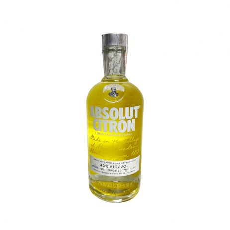 18th Store LCC - Absolut Citron Lemon Flavored Vodka L24408 / Sweden