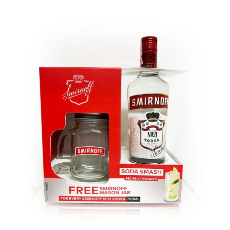 18th Store LCC - Smirnoff Vodka (with Free Glass) L62217 / Russia