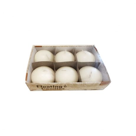 18th Store LCC - Floating Round Candles (6 pcs) L023452 / China