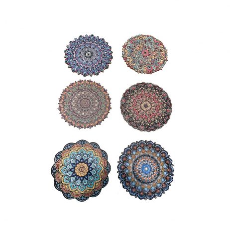18th Store LCC - Assorted Moroccan Coaster (6 pcs) L853961 / China