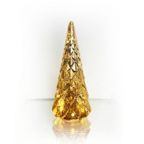 18th Store LCC - Lighted Mercury Glass Christmas Tree (12 inches) L87776