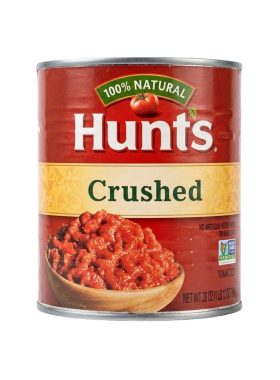 18th Café LCC Dry Goods - Hunt's Crushed Tomatos (100% Natural) L37909 / USA