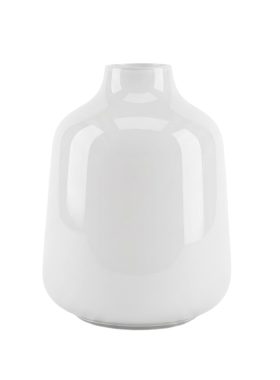 Rentals (Bacolod) - White Opaque Glass Vase L200245 [Qty Available: 11 Units]