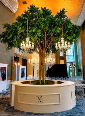 Rentals (Manila) - Aleah Signature 360 Circular Bar (w/ Tree & Chandelier) 90062 [Qty Available: 1 Unit]