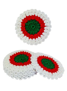 18th Pasig Store - DeMano Handy Crafts Crocheted Coasters 96818 (Set of 6)